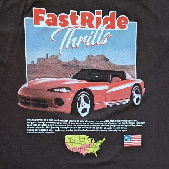 Dodge Viper Retro FastRide T-shirt (XL) - Picture 3 of 6